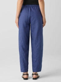 Eileen Fisher - Linen Ankle Pleated Lantern Pant