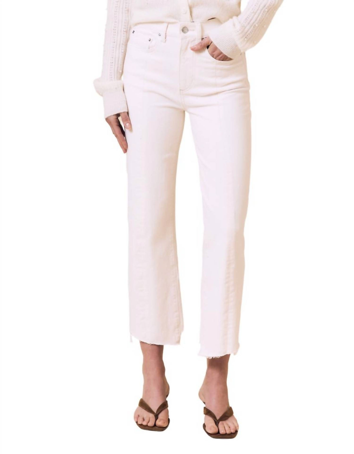 Le Jean - Reworked 90's Straight Ankle High Rise Jeans