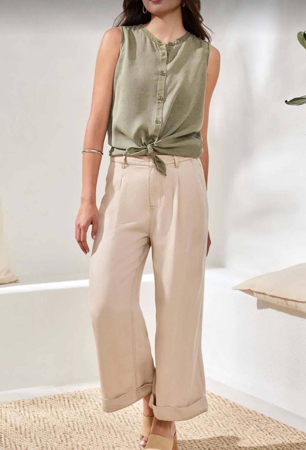 Tribal - Brooke Pleated Wide Leg Pants