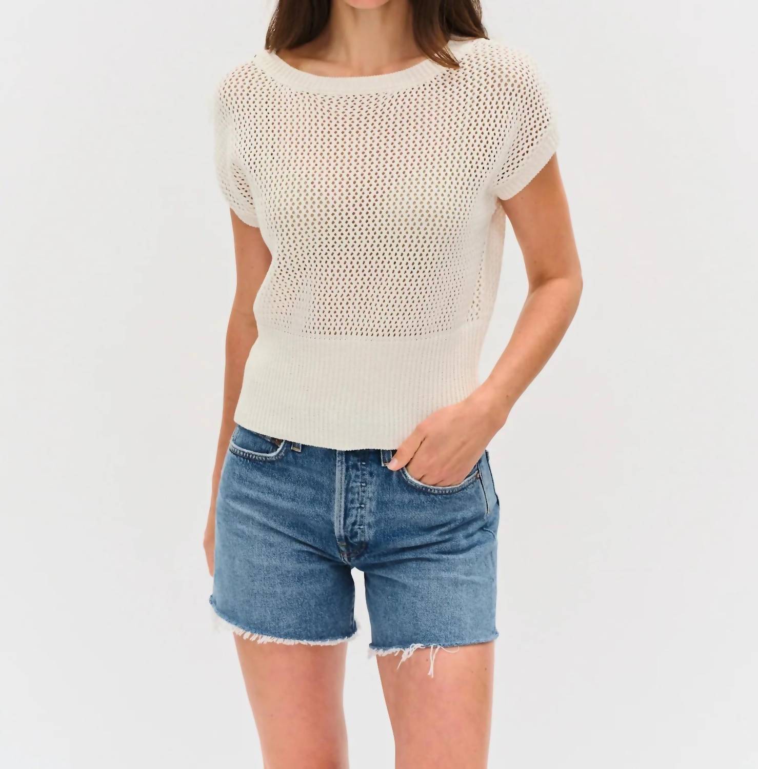 Six/Fifty - Capri Crochet Tank Top