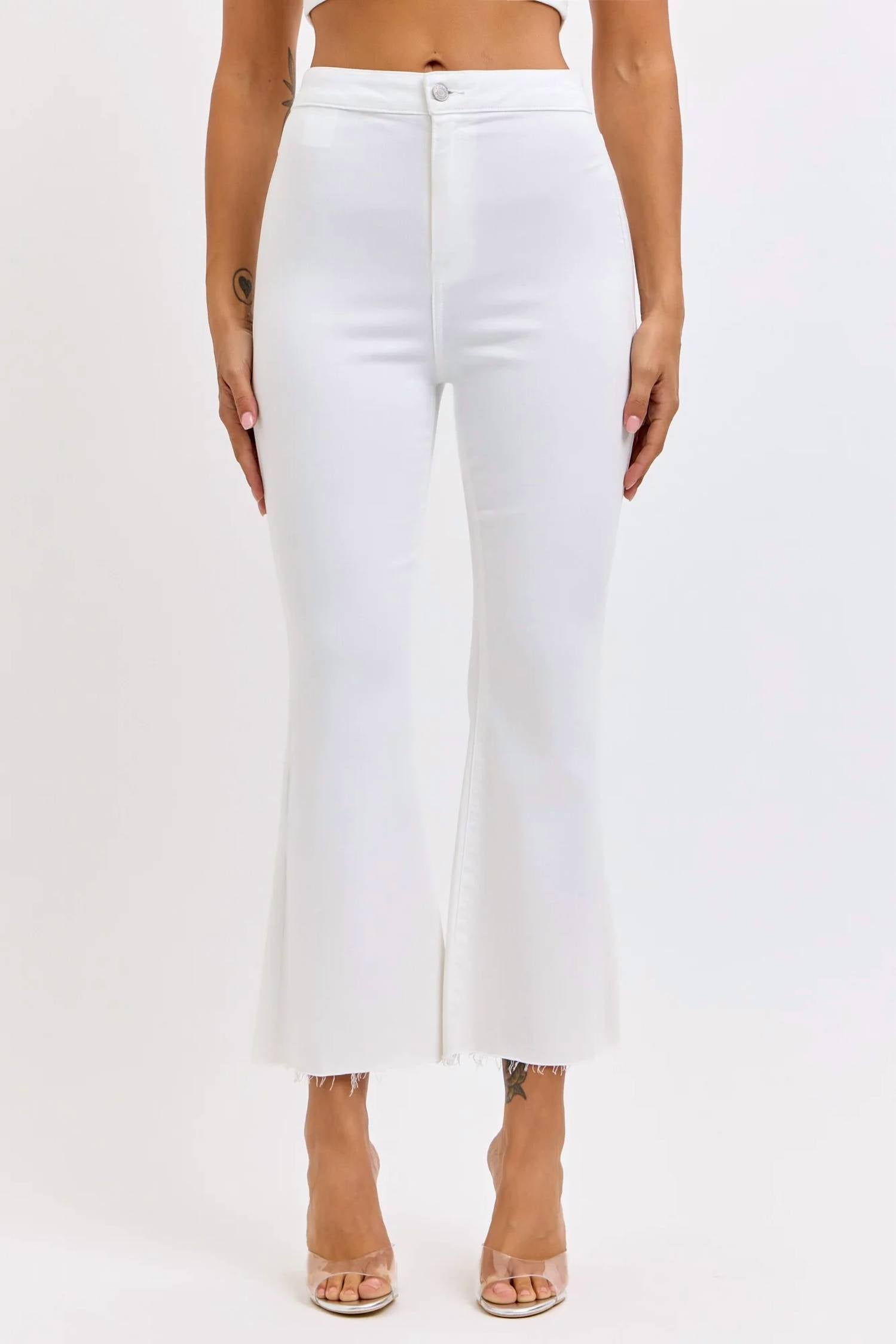 Cello - High Rise Crop Flare Jean