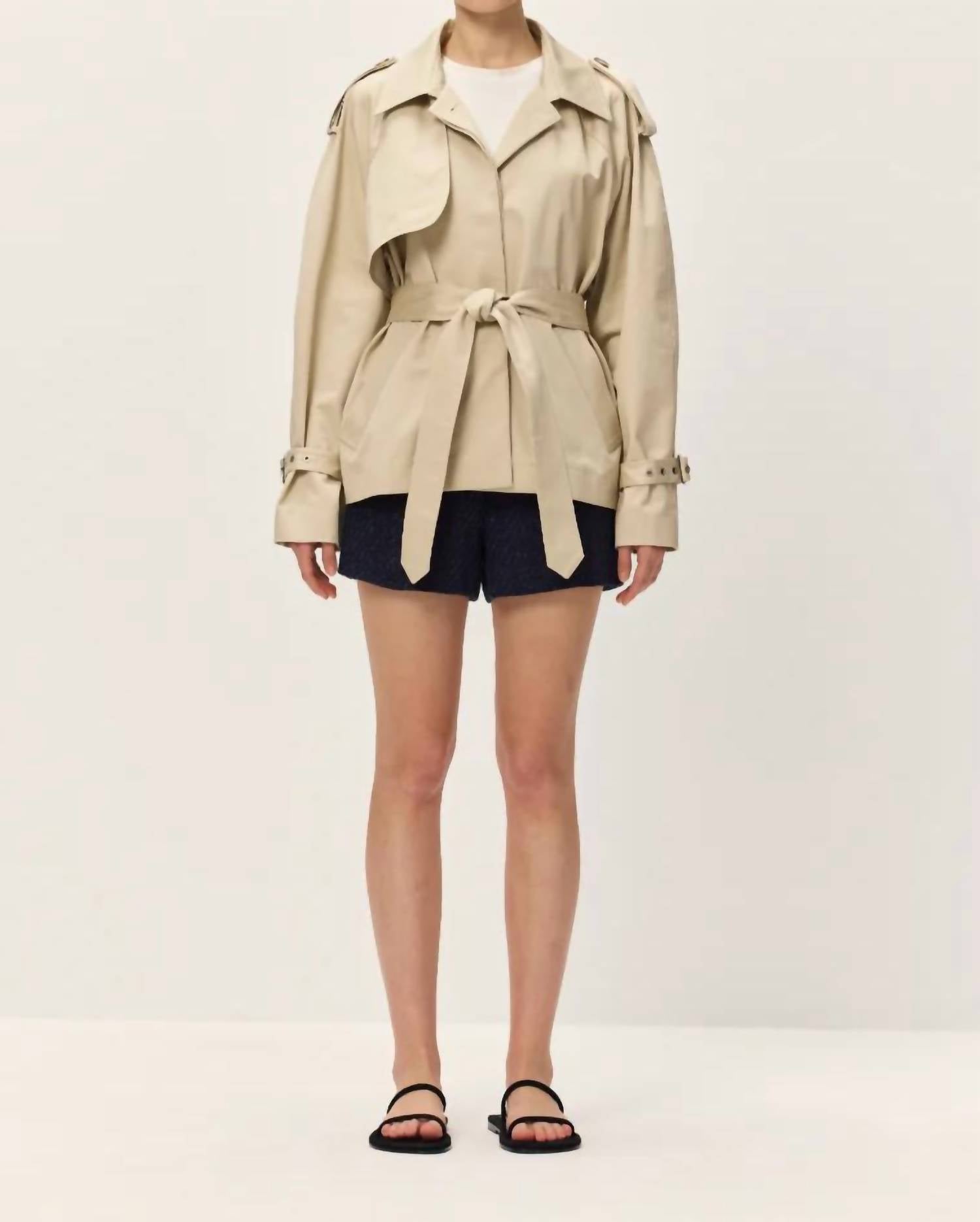 Elodie - Noa Cropped Trench Coat