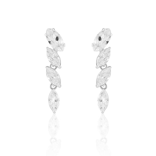 Sahira Jewelry Design - Women's Evie Cubic Zirconia Earring