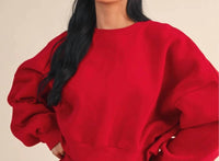 Kimberly C - Erin Cozy Fleece Crewneck Sweatshirt