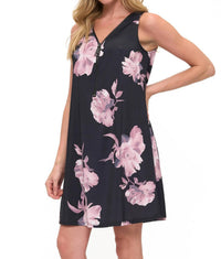 Ariella - Sleeve Flower Zipper Dress