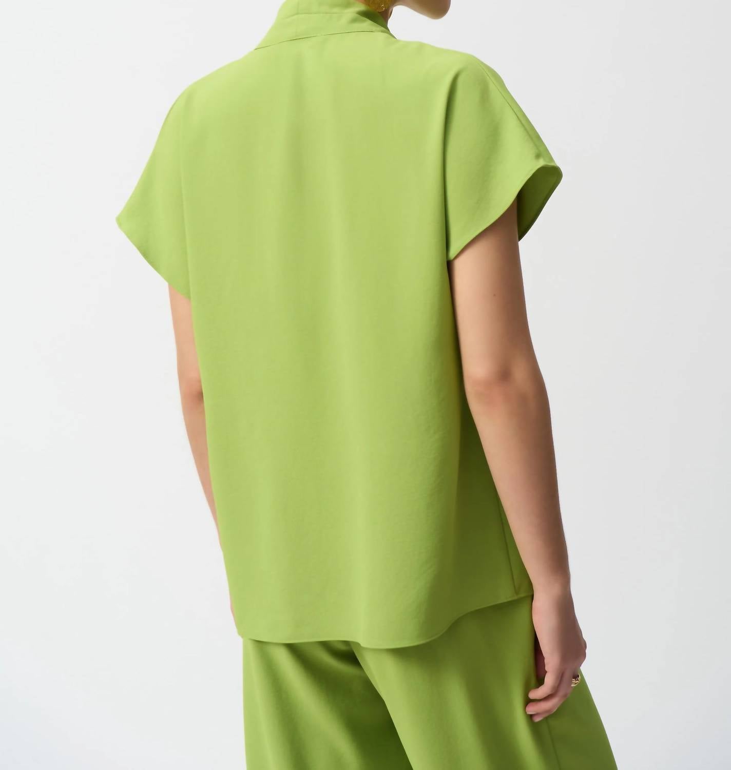 Joseph Ribkoff - V-neck Dolman Sleeve Relaxed Top