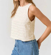 Lalavon - Felicity Sleeveless Ruffle Top