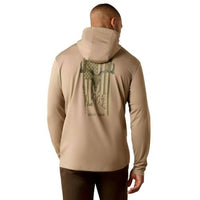 Ariat - Men's Rebar Sunblocker Outdoor Hooded Long Sleeve T-shirt
