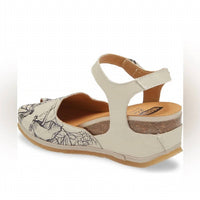 OnFoot Women's Floral Sandal in hielo ice - women's sandal - alternate view