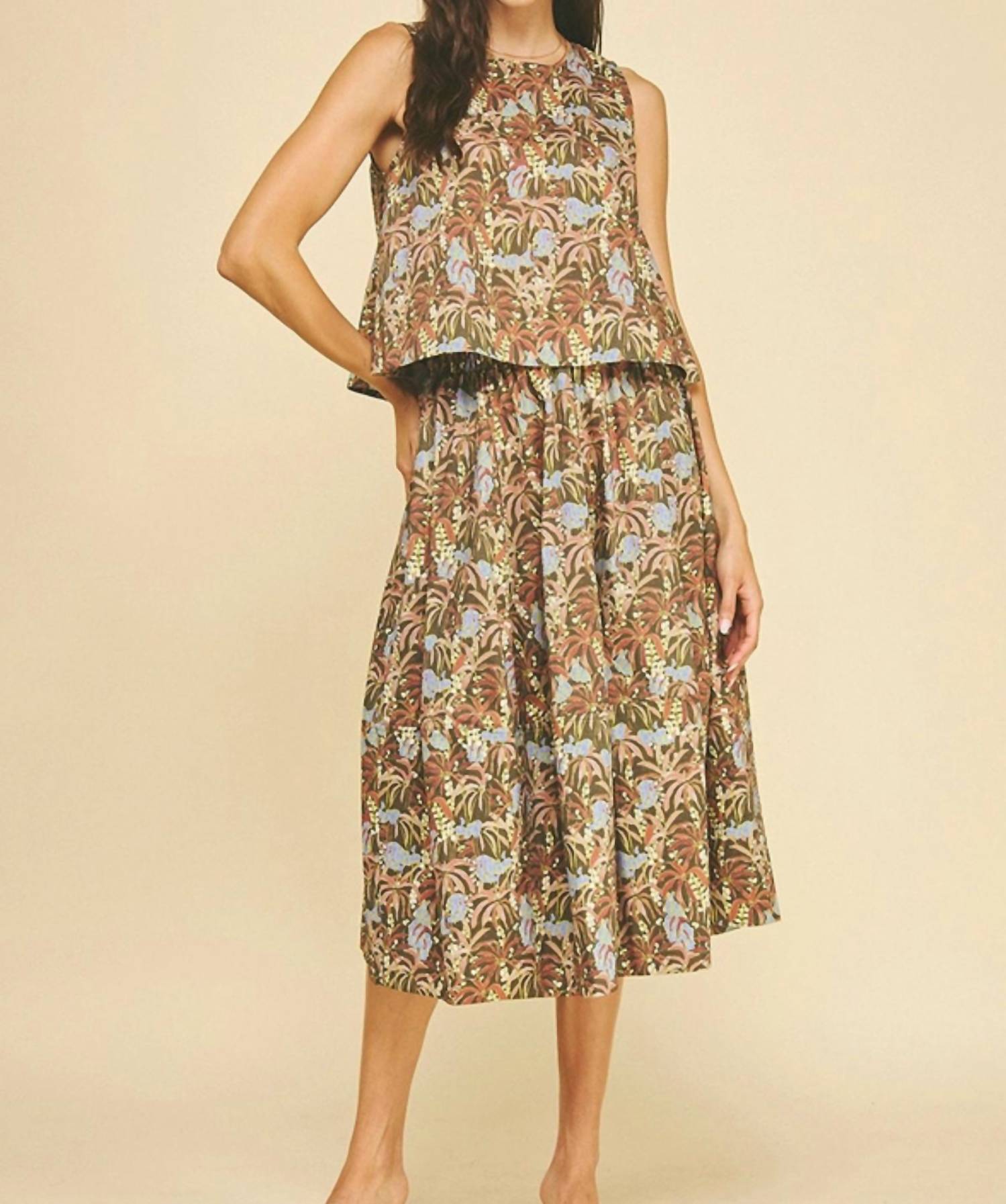 Pinch - Floral Midi Skirt