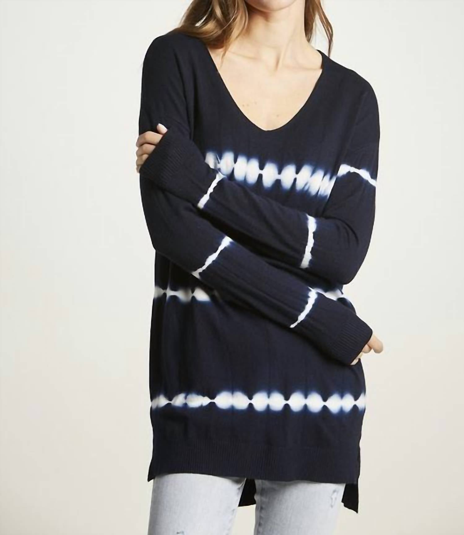 Tea N Rose - Tie Dye Slim Fit Sweater