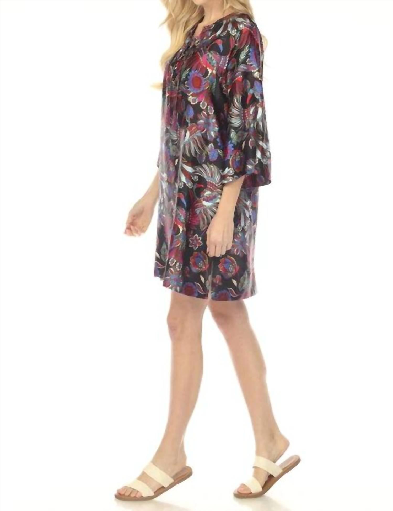Johnny Was - TIE FRONT KIMONO DRESS