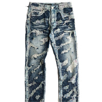 EMBELLISH Men's Ace Boro Denim Jeans in light blue - men's jeans - view 4