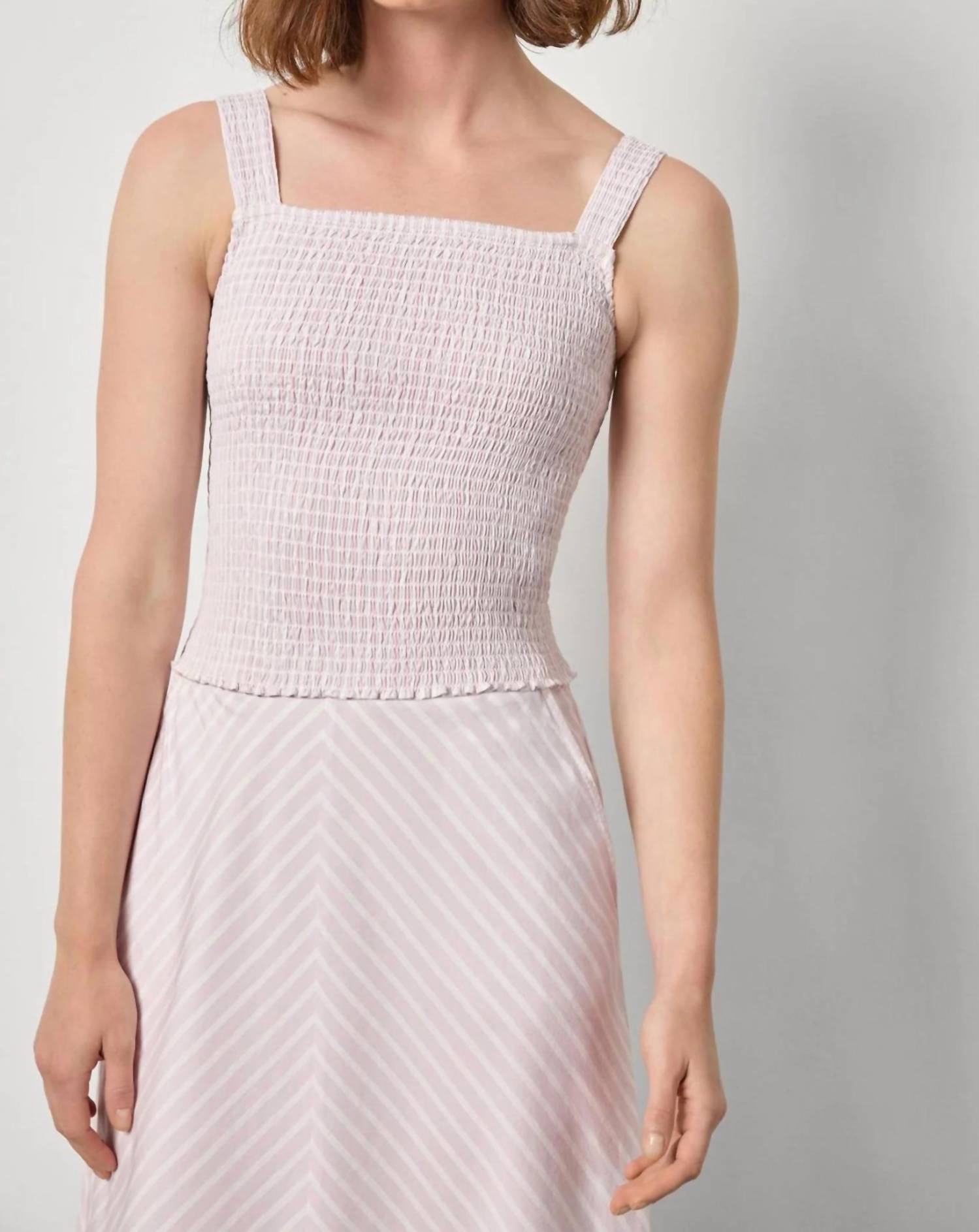 Lilla P - Striped Smocked Tank