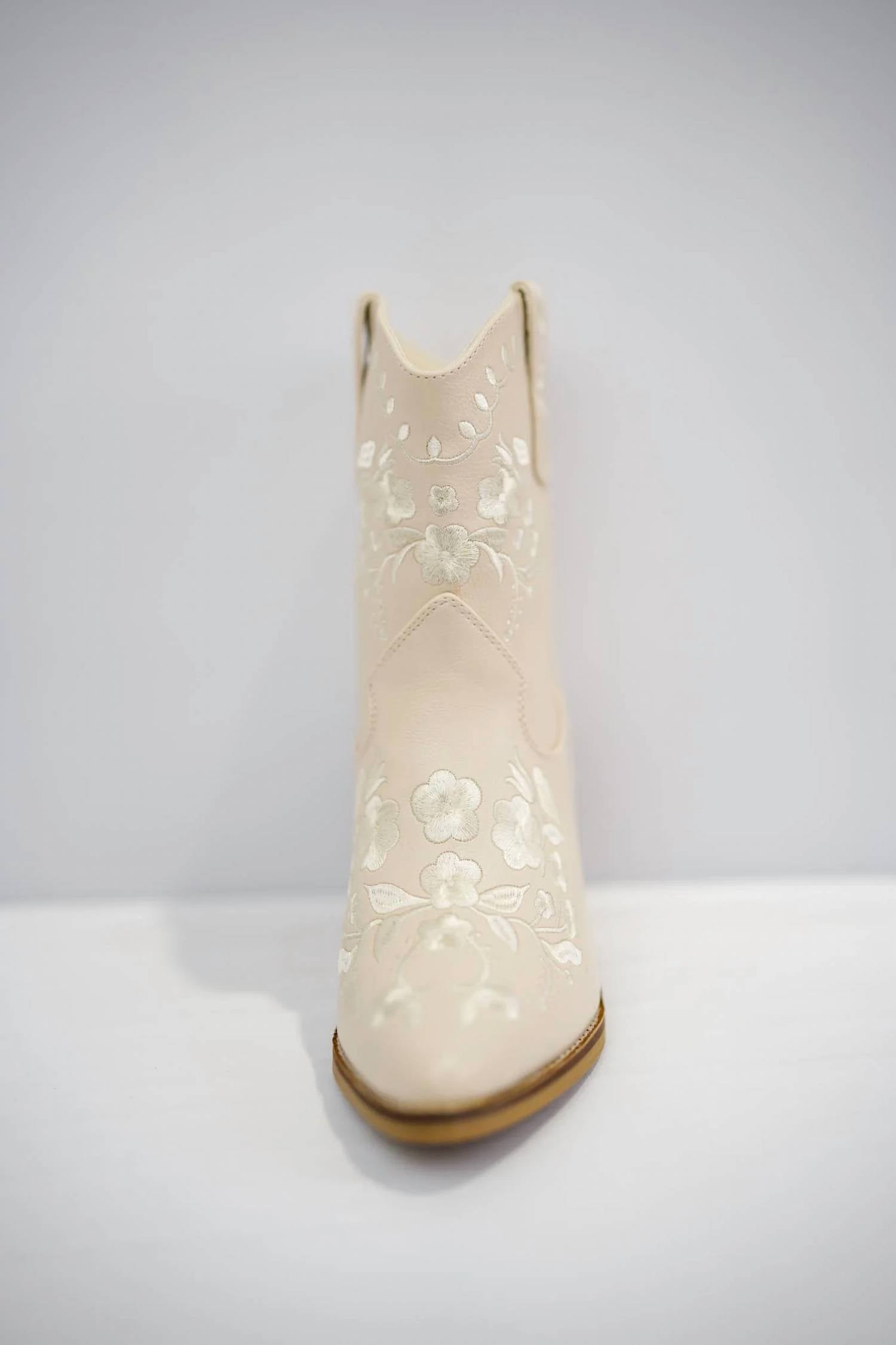 Mia - Women's Calico Embroidered Boots