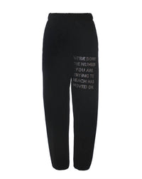 BOYS LIE Mac Slim Sweatpants in black 1 - women's pants - view 4