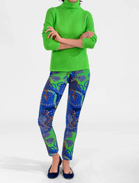 GRETCHEN SCOTT Gripeless Ditto Pull On Pants in blues - women's pants - alternate view