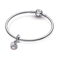 Pandora - Mom Infinity Pave Double Dangle Charm