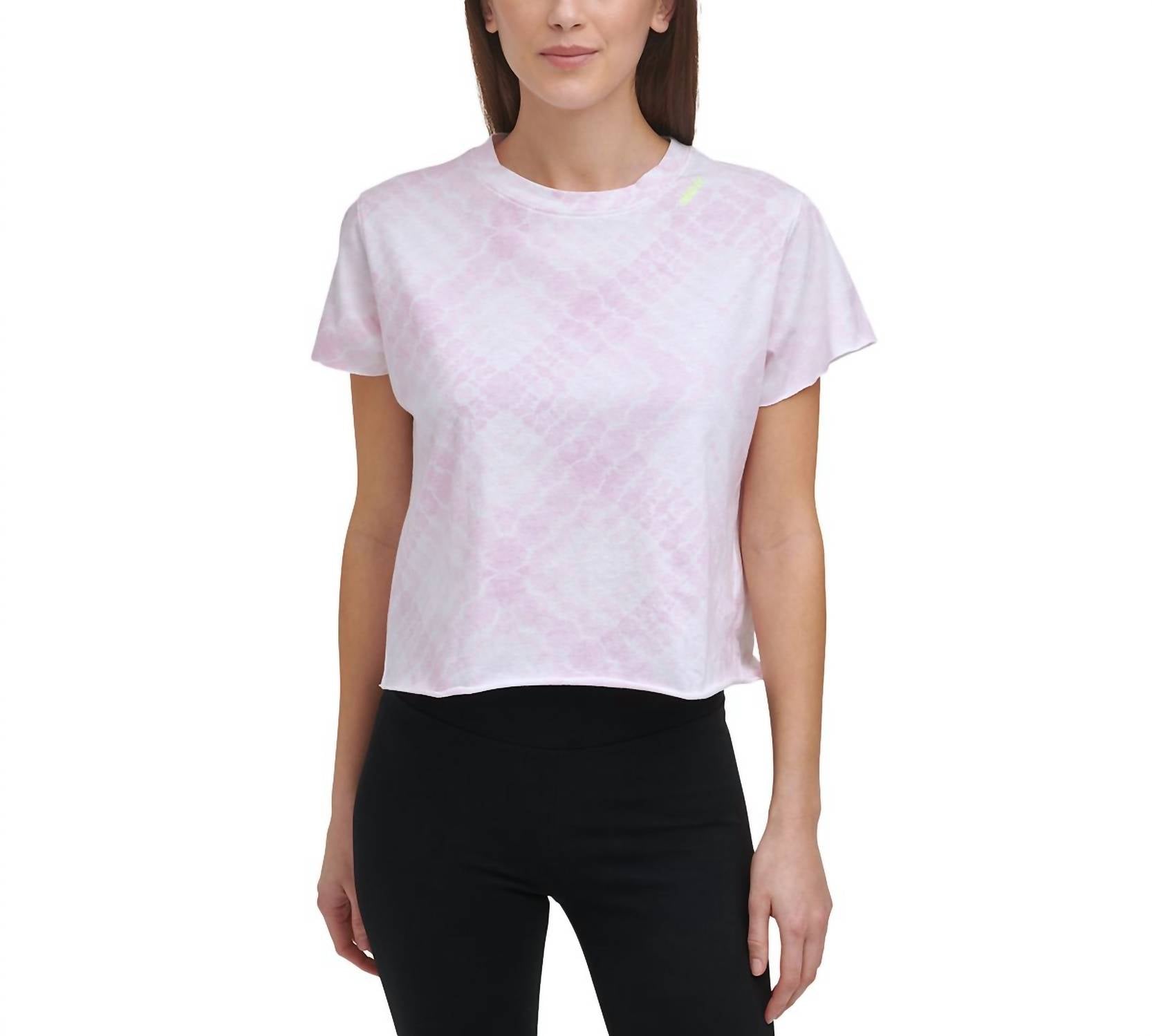 Dkny - Sport Shibori Print Cotton Top