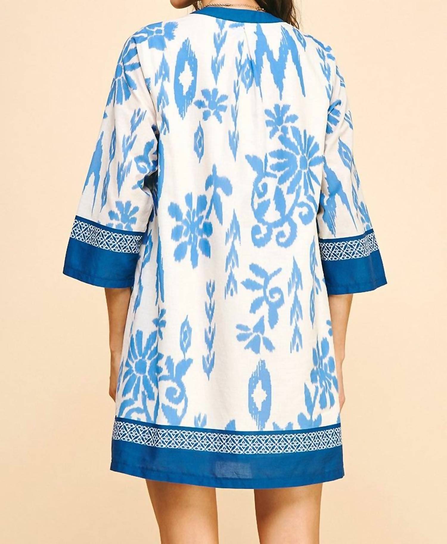 Pinch - Contrast Floral Print Dress