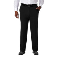 Haggar - Men's Cool 18 Pro Classic Fit Flat Front Pant