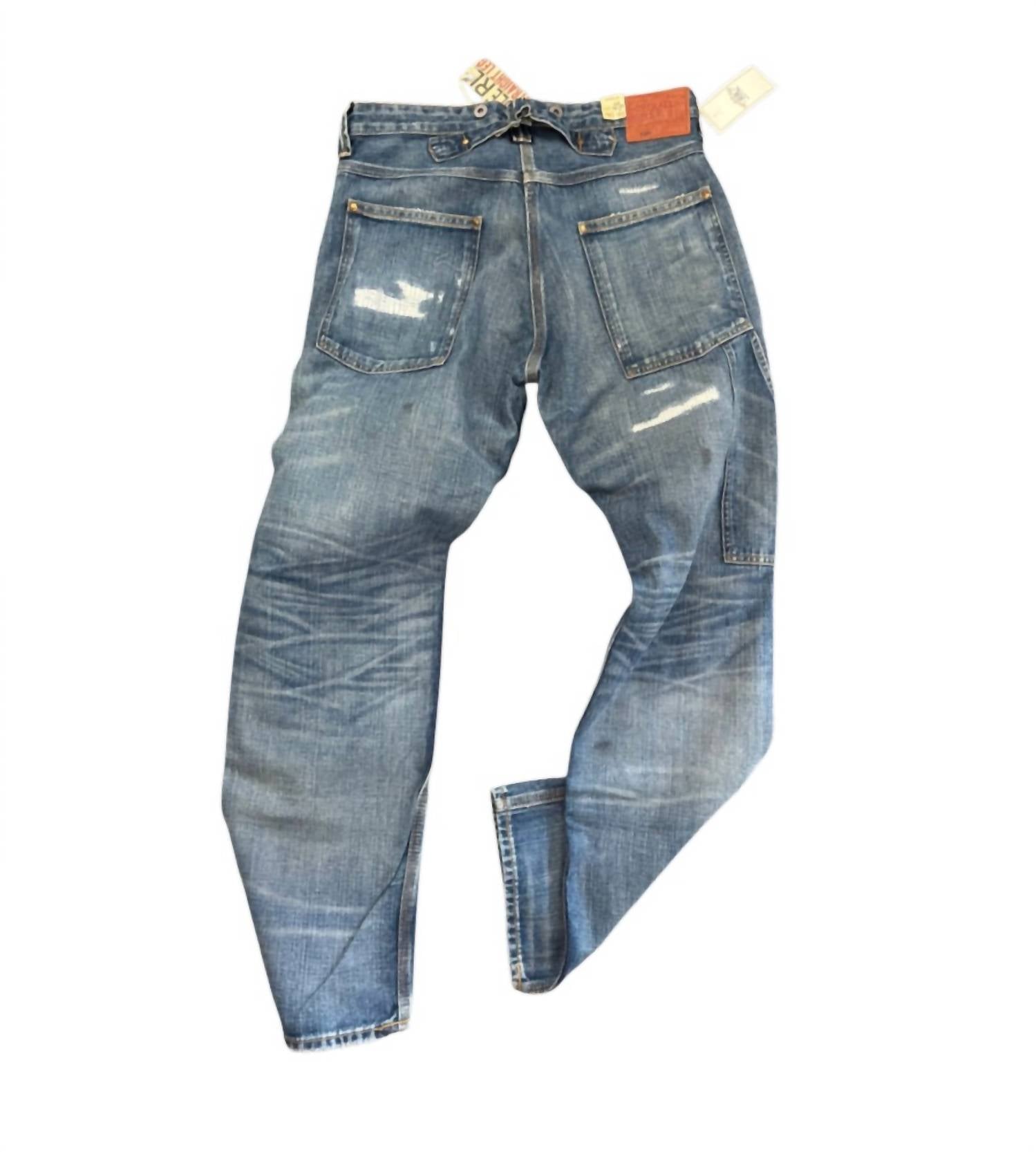 Rrl - Men's Straight Fit Distressed Jeans