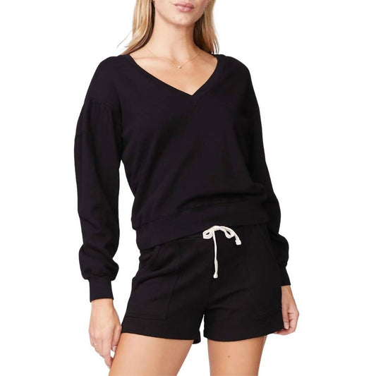 Monrow - SHIRRED SWEATSHIRT