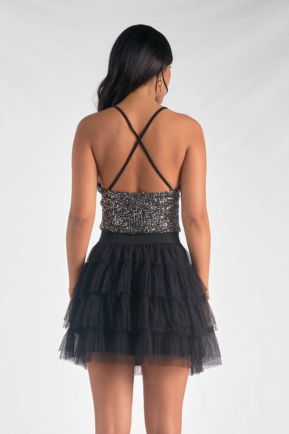 Elan - Layered Tulle Mini Skirt