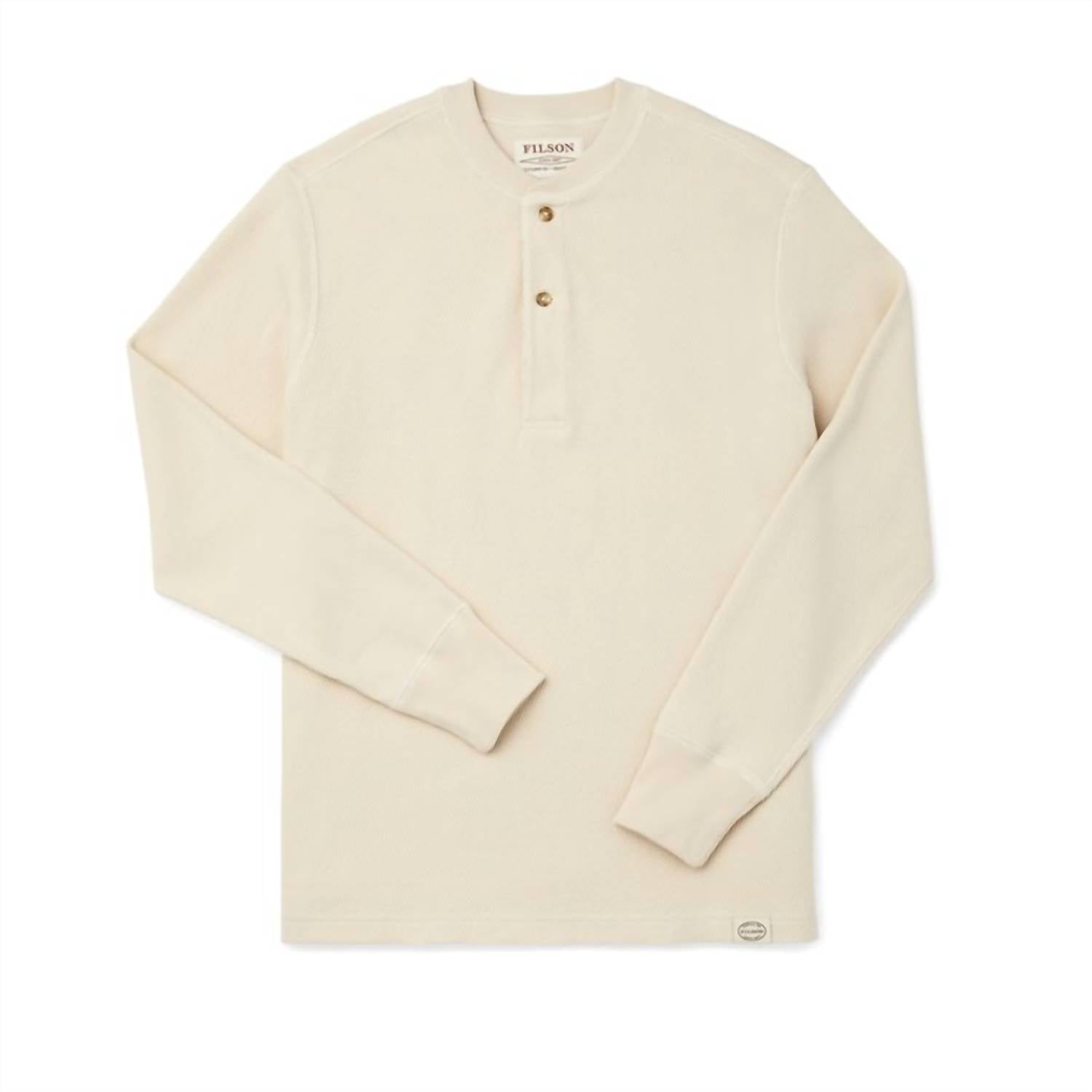 Filson - Men's Waffle Knit Henley Tee