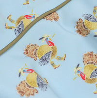 Blue Quail Clothing Co. Kid's Turkey Pearl Snap Long Sleeve Shirt in blue - kids' shirt - view 4