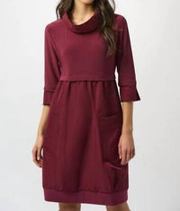 Joseph Ribkoff - Cowl Neck Tiered Dress