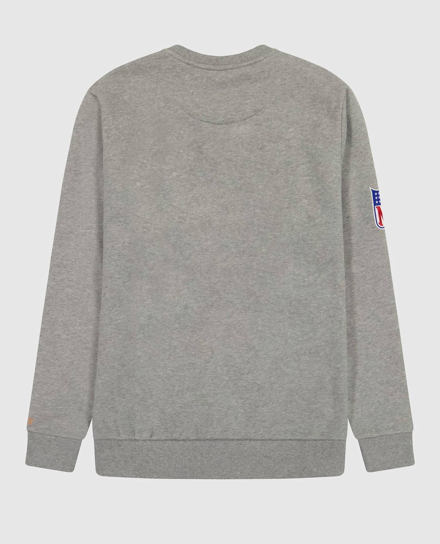 Starter - Men's Tampa Bay Buccaneers Crew Neck Sweatshirt With Zip Pockets