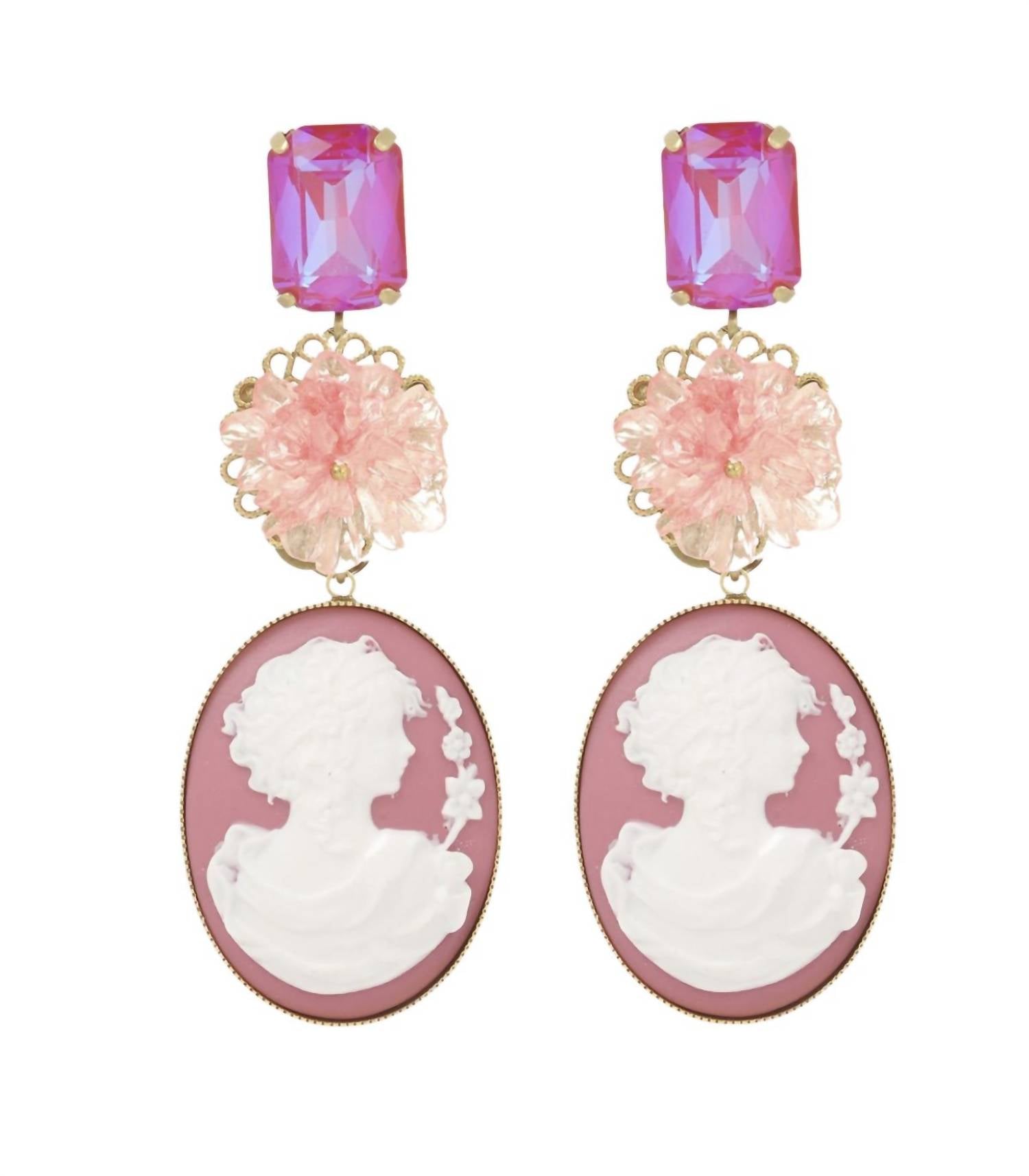 Julie Sion - Women's Camelia Big Earrings