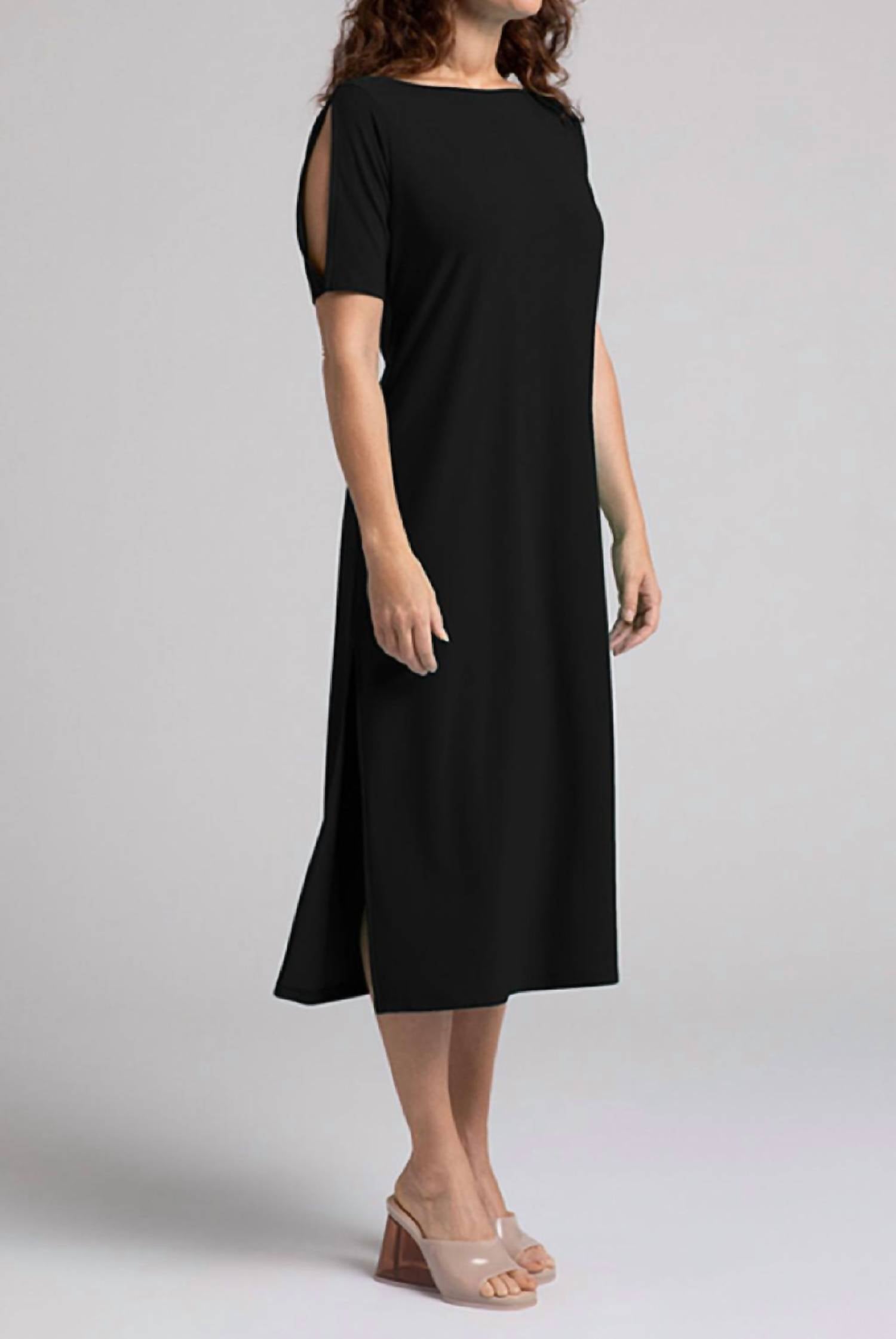 Sympli - Boat Neck T-shirt Dress