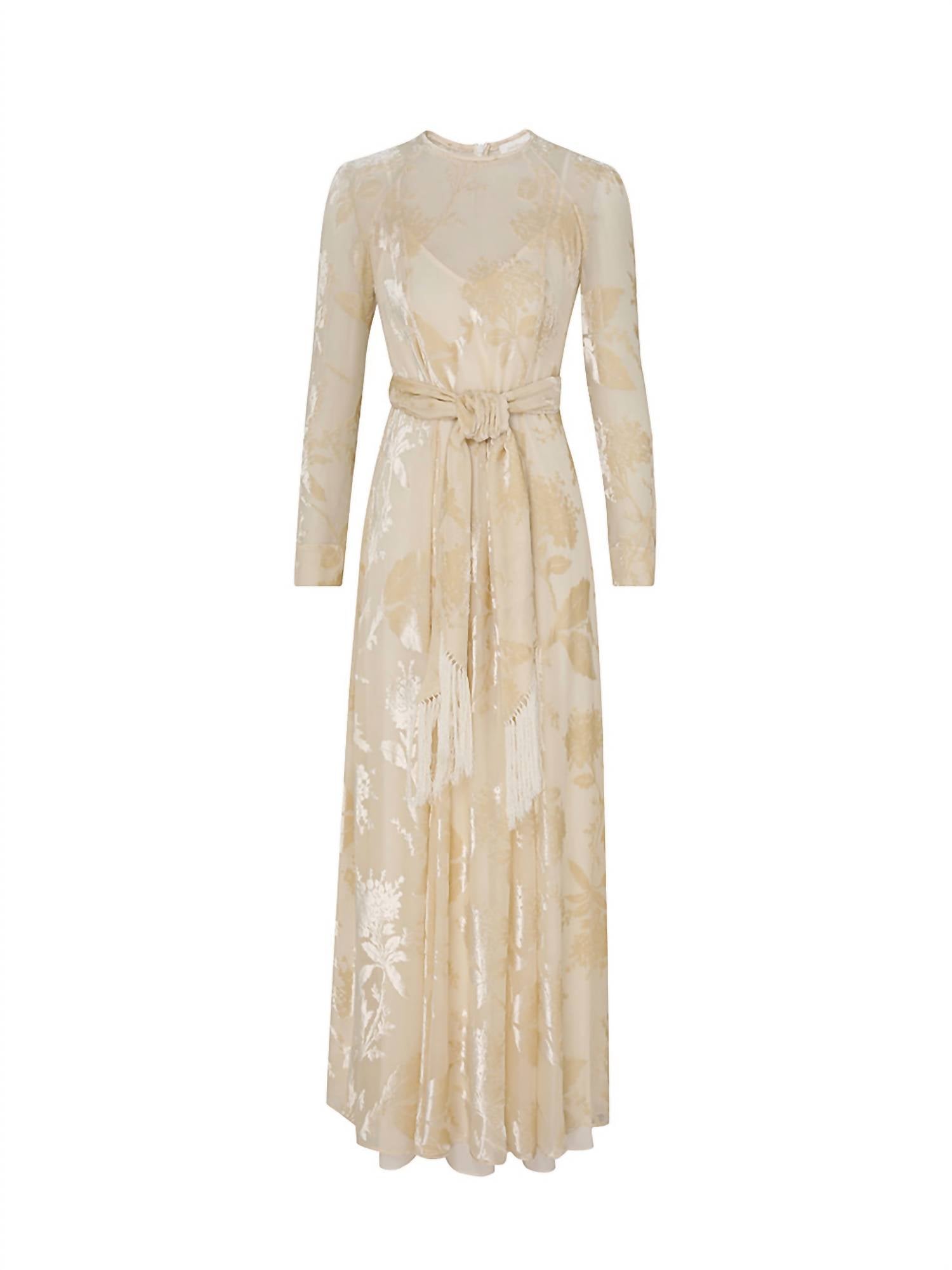 Zimmermann - Burnout Sheath Midi Dress