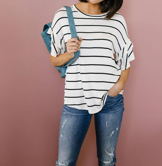 Twice As Nice Striped Top