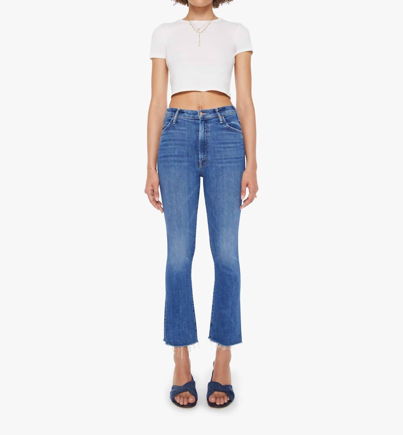 Mother - The Hustler Ankle Fray Jeans