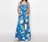 Love Wednesday - Tropical Maxi Dress