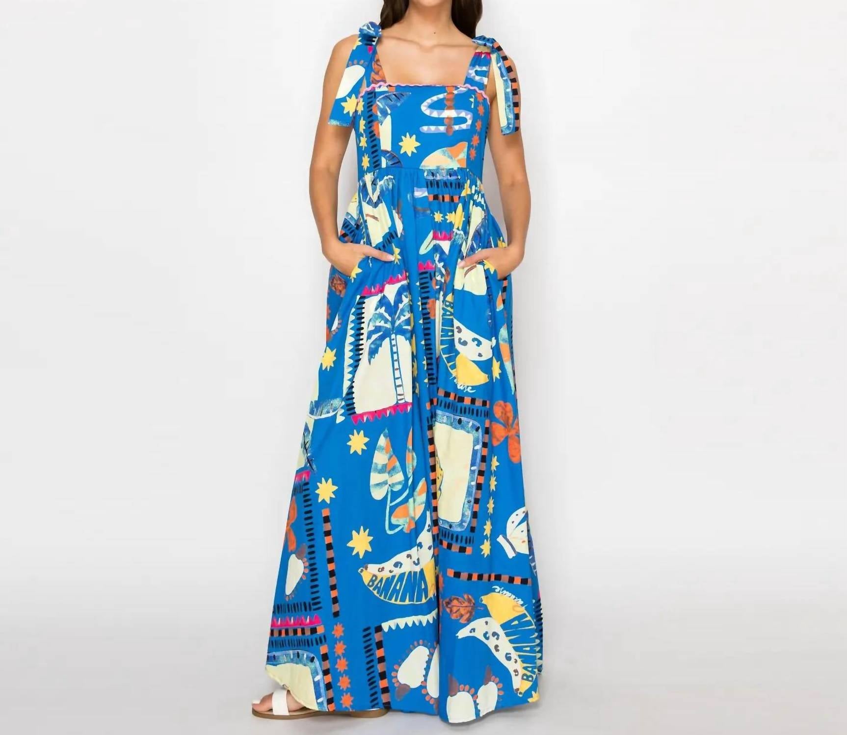 Love Wednesday - Tropical Maxi Dress