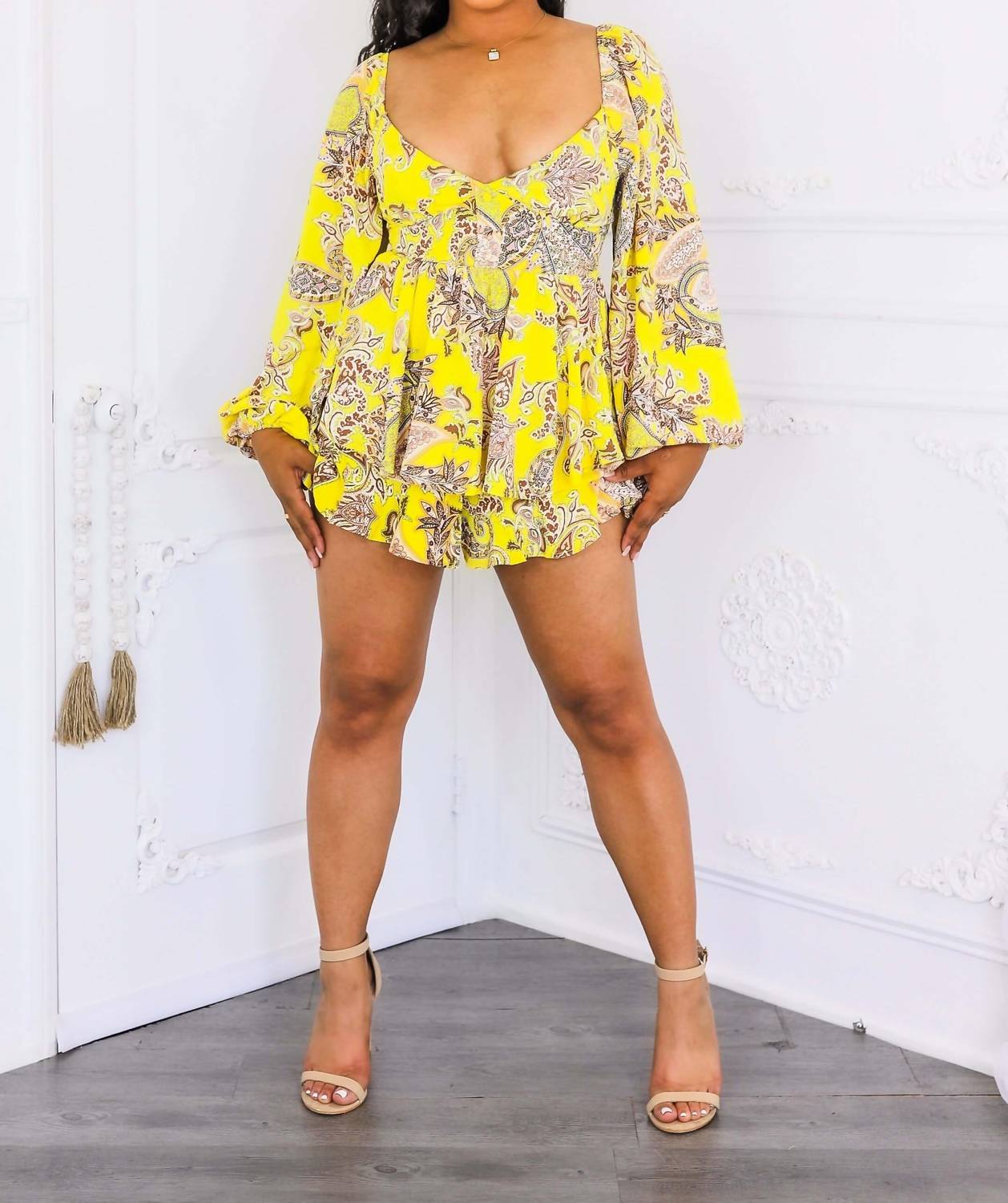 Surelymine - Sunny Dreams Ruffle Romper
