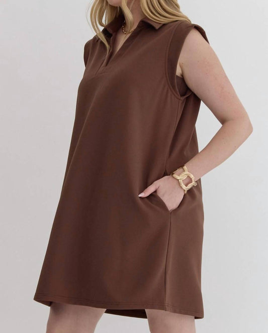 Entro - Sleeveless Mini Dress - Plus