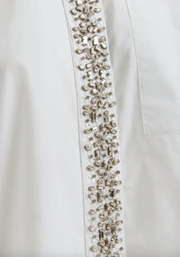 Essentiel Antwerp - Hilver Ebellished Placket Button Down Shirt