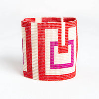 Ink+Alloy - Women's Scarlet Square Beaded Stretch Bracelet