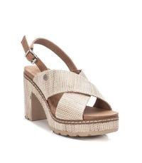 Xti - WOMEN'S HEELED PLATFORM SANDALS