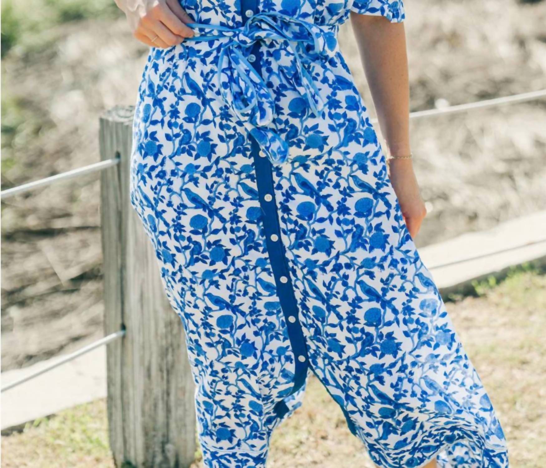 Victoria Dunn - Kiawah Button Down Midi Dress