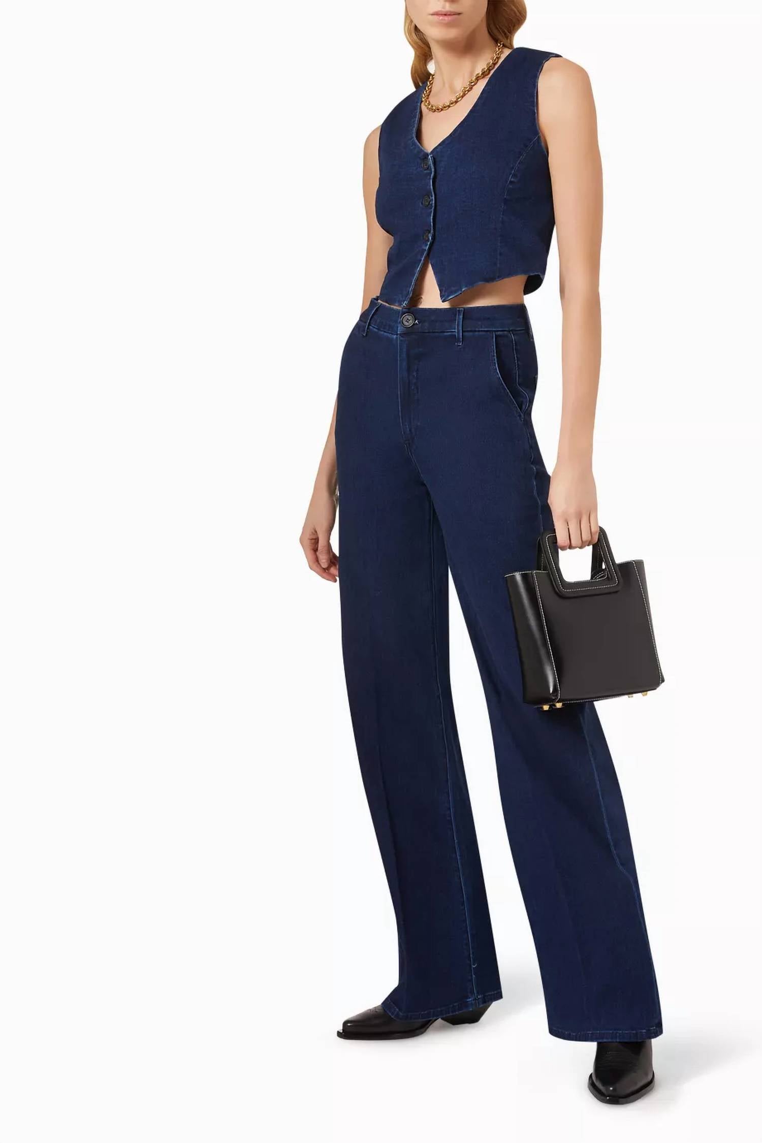 Le Jean - Ella Waistcoat Denim Vest