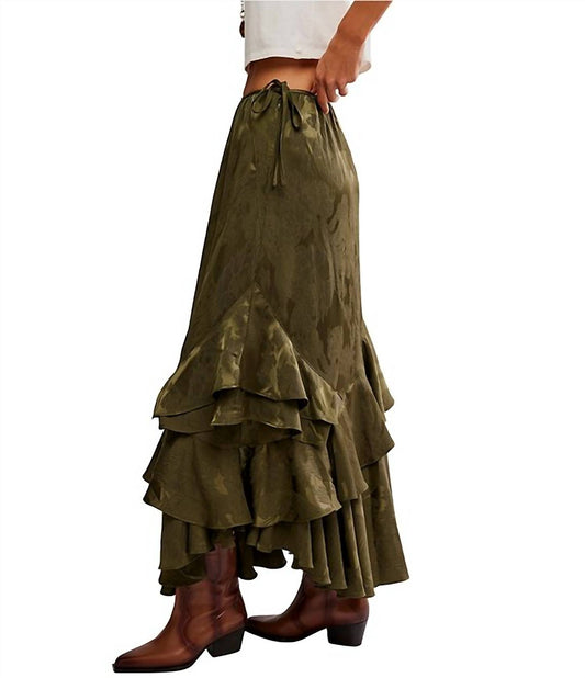 Free People - Autumn Promenade Jacquard Floral Maxi Skirt