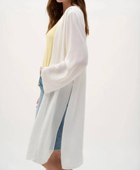 Joseph Ribkoff - Open Front Gauze Longline Cover-up