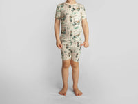 Kickee - Kids' Short Sleeve Pajama Set With Shorts