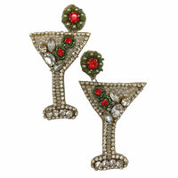 Allie Beads - Women's Martini Earrings